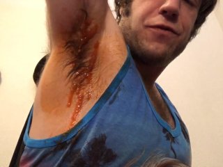 Guy Makes Homo Lick Hot Sauce Covered Armpits Joi