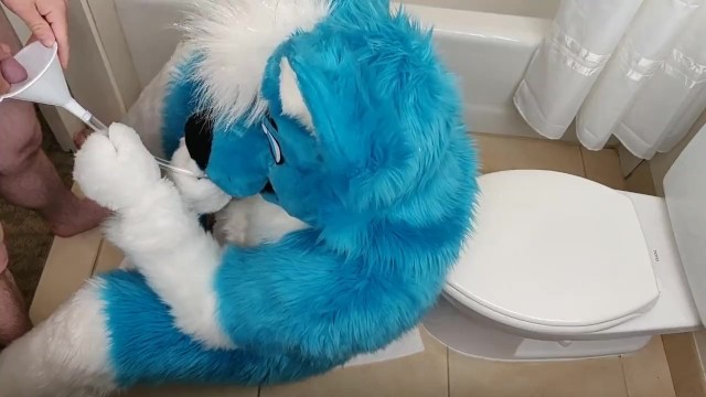 Furry Toilet Porn - Husky Urinal - Pornhub.com