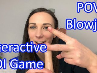 Quarantine Joi Games - Day 2 - Pov Blowjob - Clara Dee