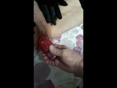 TRAILER for Husband FUCKS Skinny Mature Wife With VIBRATOR Making Her MOAN