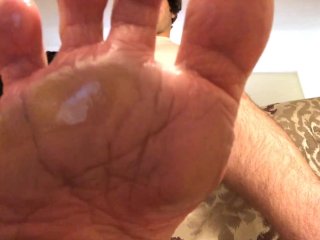 Man Smothers Sissy With Sweaty Foot Worship Pov