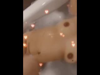 Bubbles And Bath Time Gone Wild. (Cumshot!)