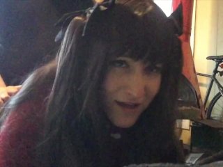 Giving Mr a Blowjob and Getting_Fucked in My Rin Tohsaka Cosplay^_^