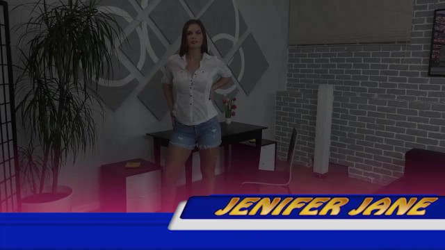 Jenifer Jane With A Quick Hard Purple Vibrator 20