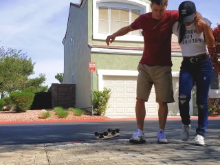 Skater Fucks Asian Neighbor - Jada Kai