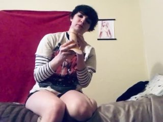 Emo Cuntboy Fucks Himself On His Own Dick