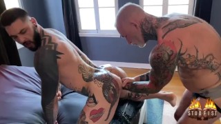 In Pound Cake For Studfist Teddy Bryce Is Double-Fisted By Cory Jay