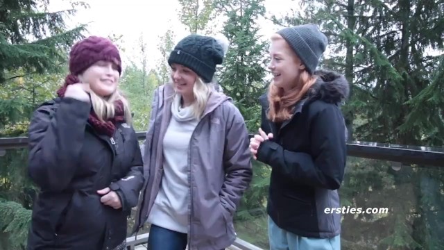 Sexy Lesbian Threesome In Scenic Mountain Hideaway!