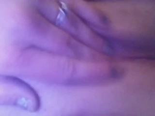 Fingering myself till i_squirt!! Hoping I finish before husband getshome