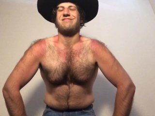 Cowboy Gives Sunburnt Body Gay Joi