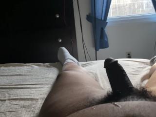 Working from home can be HARD_with morning wood keeping me in the_bed.