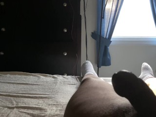 Working from home can be HARD withmorning wood keeping me_in the bed.
