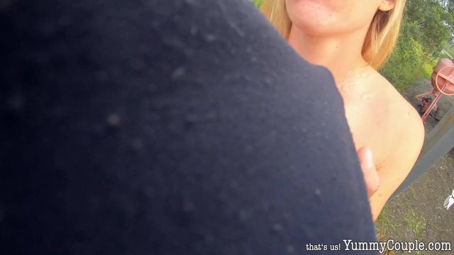 Construction Workers Daydream, , BJ, HUGE Cumshots on Tits YummyCouple 6