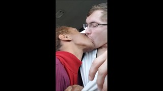 Huge Cock Sloppy BJ In A Friend's Truck