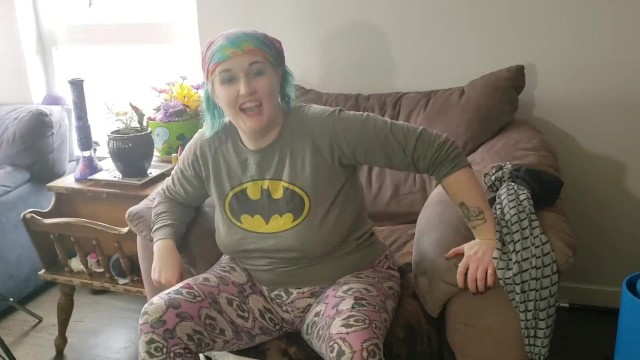 Pantsing challenge: Hands tied behind and pants pulled off: Ugly Fat Girl hairy pussy bbw 2