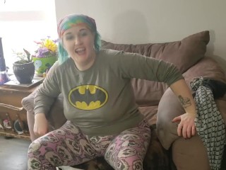 Pantsing challenge: Hands tied behind and pants pulledoff: Ugly Fat Girl_hairy pussy bbw