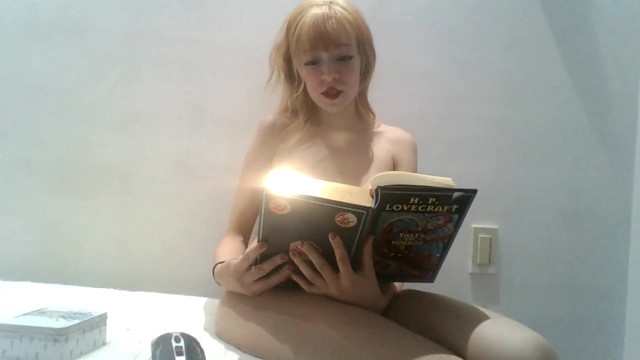 perfect girl reads lovecraft while you watch her. in the same room 20