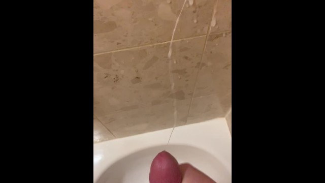 Hotel Huge Cumshot - Massive Hotel Bathroom Cumshot - Pornhub.com