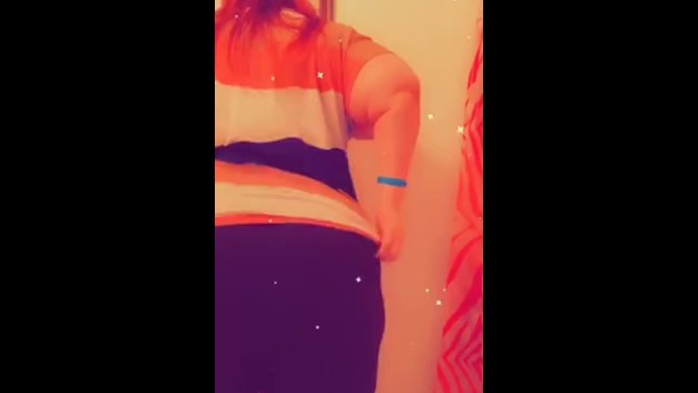 BBW babe enjoys bouncing/showing her big ass 11