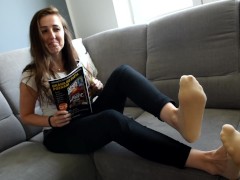 Croma's BIG smelly socks and feet (huge feet