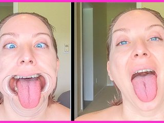 Freaky Fetish E04: Simulated Bj Cheek Retractor - Mouth Fetish Eye Contact