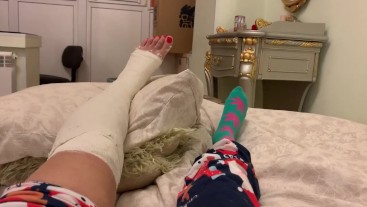 Broken Leg Porn - Broken Leg Memories .Masturbation in a cast .(castfetish) | Modelhub.com