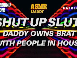 Shut Up Slut! Lil Gets Rough, Gagged Lockdown_Pounding - ASMR Audio