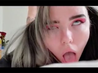Daddy Fucks Me Into A Dumb Little Whore ♡ Ahegao Face Fucking - Smoking While Fucked