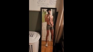 Boy Jerks Off Collar And Short Leash