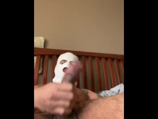Perfect Body Sexy Handsome MaskedGuy Jerking Off