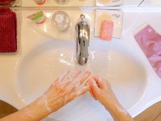 Nurse Washes Hands After Hospital Against Coronavirus #Scrubhub