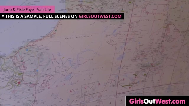Girls Out West - Hairy cuties enjoy rimming and cunnilingus