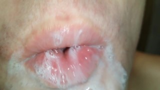 Foamy lips for you (ASMR)