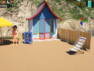 Milfy City [v0.6e] Part 97 With_Linda On The_Beach By LoveSkySan69