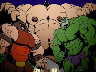 The Halloween Party (A Muscle Growth Audio)