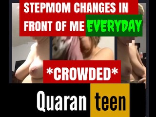 COMPILATION - is it normal? Stepmom changes with me in crowded quarantine 