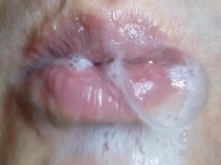 Do you want to cum from the whisper of_pink wet lips? (ASMR_VIDEO)
