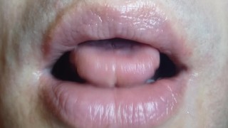 Cum Do You Want To Get A Kick Out Of The Whisper Of Pink Wet Lips ASMR VIDEO