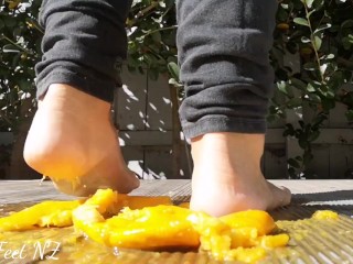 Bursting Orange to satisfy your_Foot Fetish
