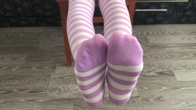 Sexy Girl Dress new Knee Socks Foot Fetish - Pornhub.com