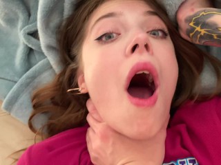 Did_you see my scrunchy? - POV real sex with cuteteen 4K