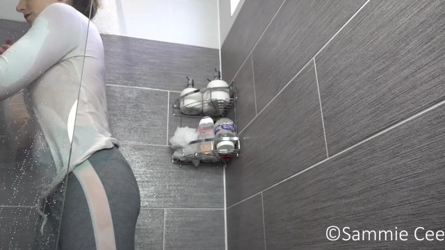 Peeing, Showering & Orgasm In My PJs 5