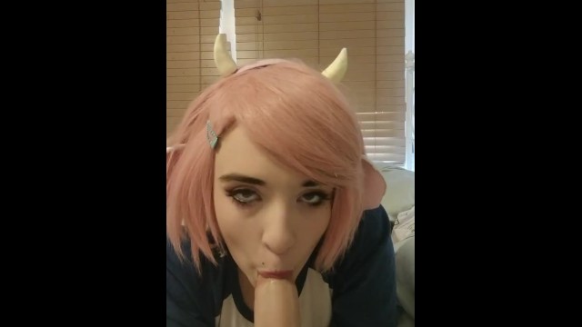 Thicc Cowgirl Sucks your cock(POV)