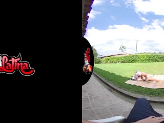 VRLatina - Sexy Outdoor Fucking WithColombian Beauty VR