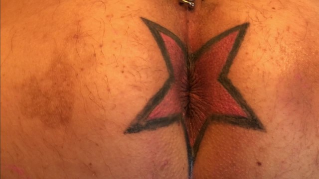 Ass-Fuck Kink Tattoo Ass-Tattoo Asshole-Fetish Piercing Pierced-Cock Ki