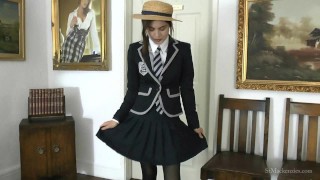 Lola From St Mackenzie's Teases You With Her Smart Uniform