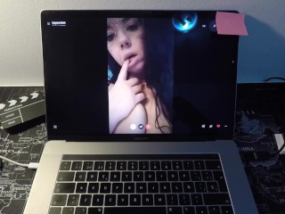Actriz porno milf española se folla aun fan por webcam (VOL I)
