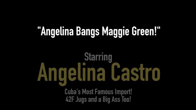 Cuban BBW Angelina Castro Pussy Pleases Curvy Maggie Green! - Angelina Castro, Maggie Green