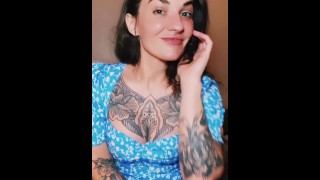 Tattooed Babe While You're Working From Home Sweet Sexy JOI Gia Entertains You