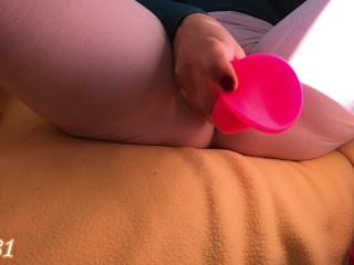 masturbating_through yoga pants, and orgasm is real , wet_leggings